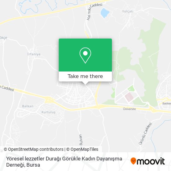 Yöresel lezzetler Durağı Görükle Kadın Dayanışma Derneği map