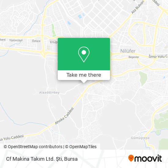 Cf Makina Takım Ltd. Şti map