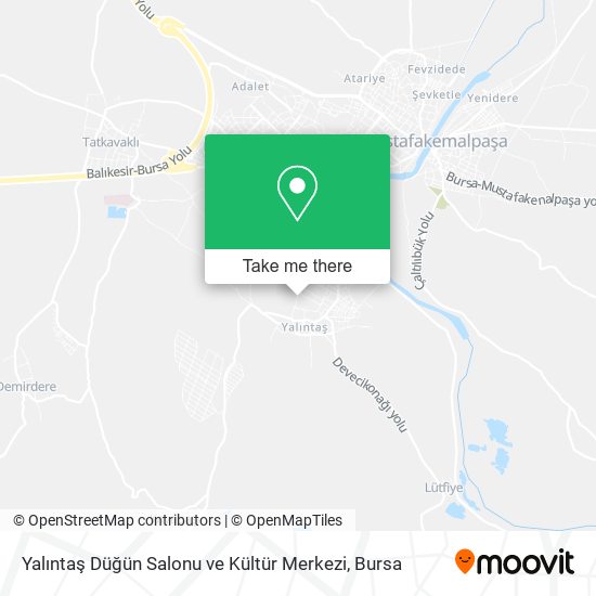 Yalıntaş Düğün Salonu ve Kültür Merkezi map