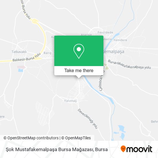 Şok Mustafakemalpaşa Bursa Mağazası map