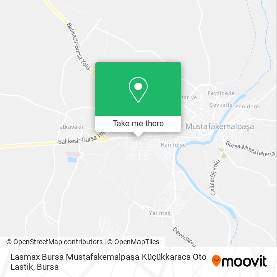 Lasmax Bursa Mustafakemalpaşa Küçükkaraca Oto Lastik map