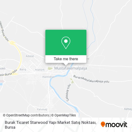 Burak Ticaret Starwood Yapı Market Satış Noktası map