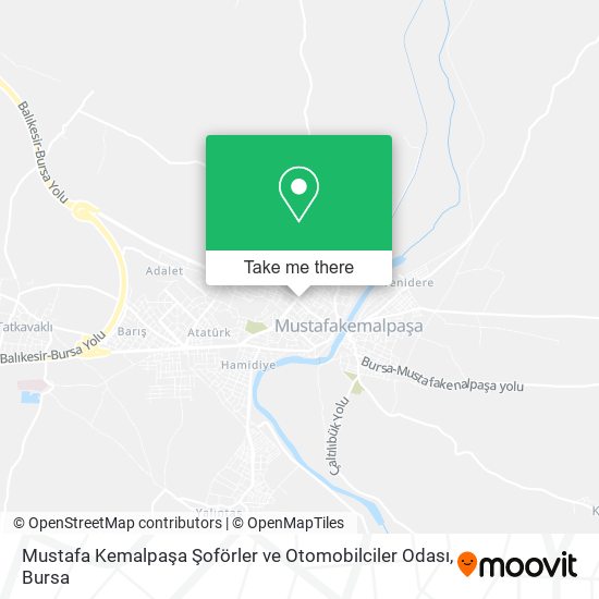 Mustafa Kemalpaşa Şoförler ve Otomobilciler Odası map