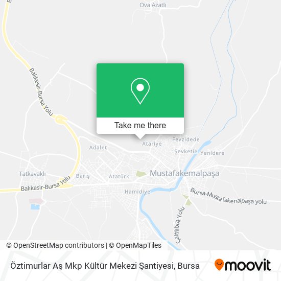Öztimurlar Aş Mkp Kültür Mekezi Şantiyesi map