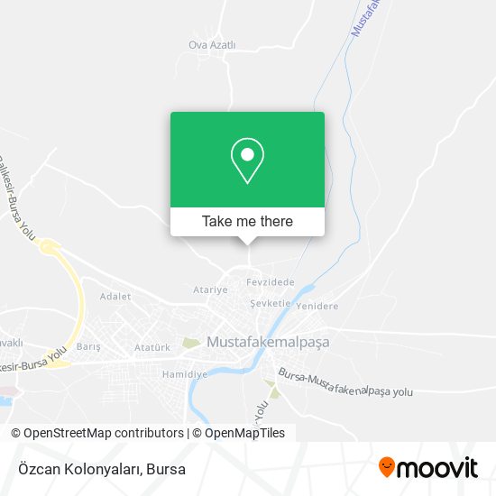 Özcan Kolonyaları map