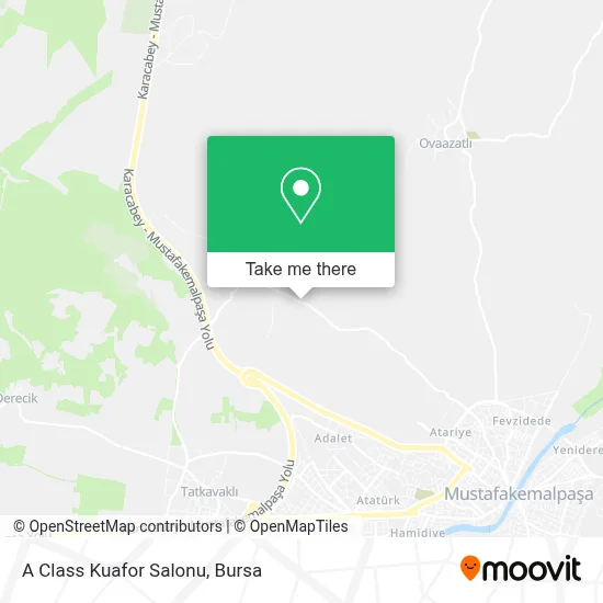 A Class Kuafor Salonu map
