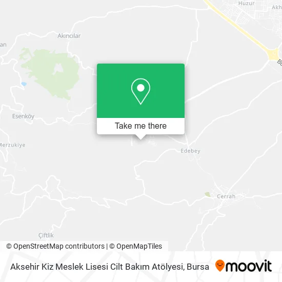 Aksehir Kiz Meslek Lisesi Cilt Bakım Atölyesi map