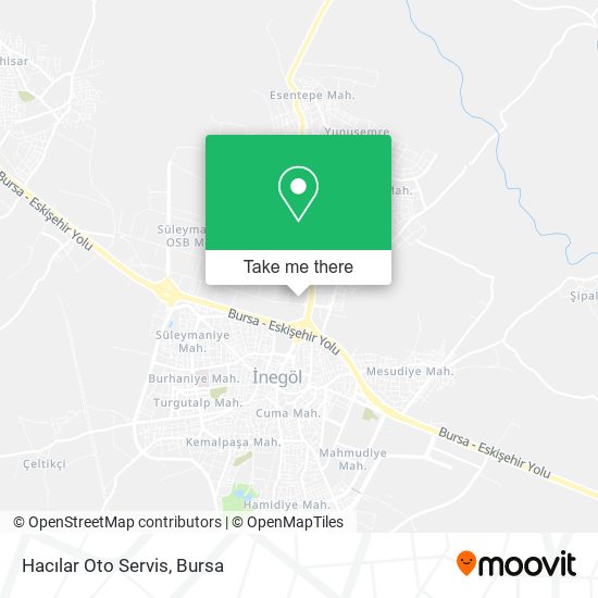 Hacılar Oto Servis map