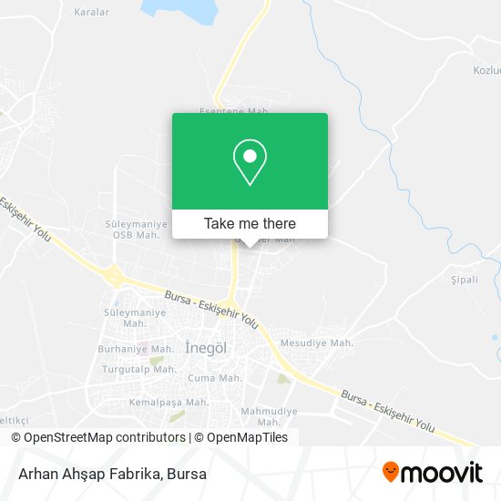 Arhan Ahşap Fabrika map