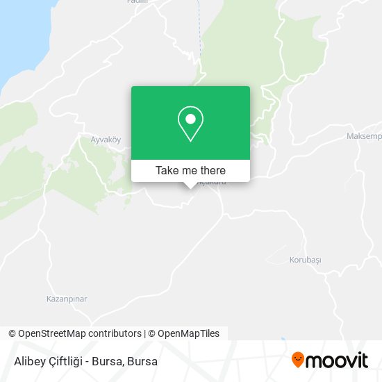 Alibey Çiftliği - Bursa map