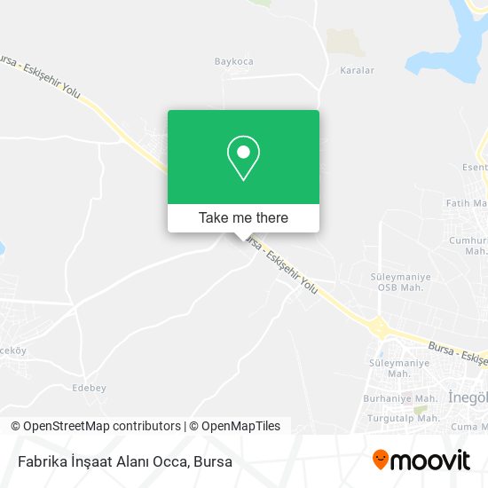 Fabrika İnşaat Alanı Occa map