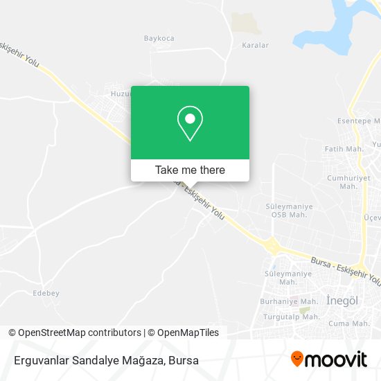 Erguvanlar Sandalye Mağaza map