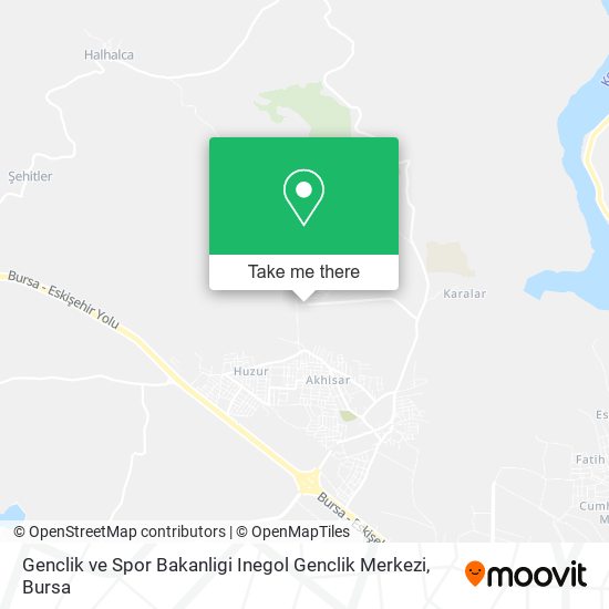 Genclik ve Spor Bakanligi Inegol Genclik Merkezi map