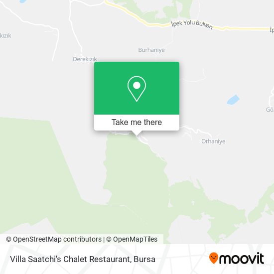 Villa Saatchi's Chalet Restaurant map