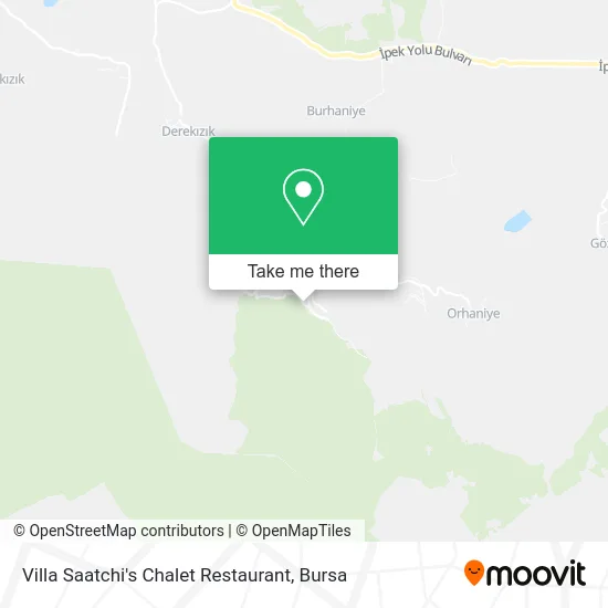 Villa Saatchi's Chalet Restaurant map