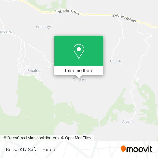 Bursa Atv Safari map