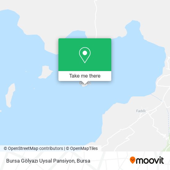 Bursa Gölyazı Uysal Pansiyon map