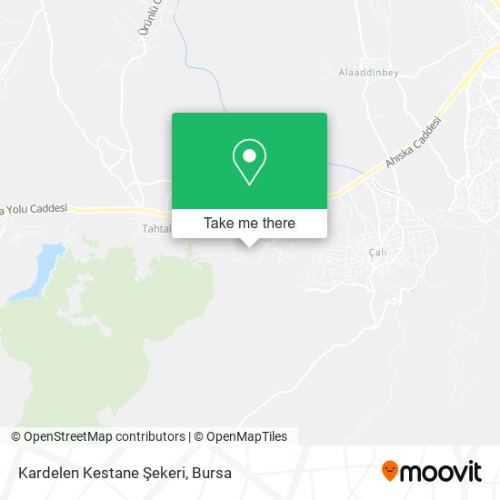 Kardelen Kestane Şekeri map