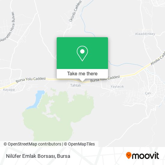 Nilüfer Emlak Borsası map