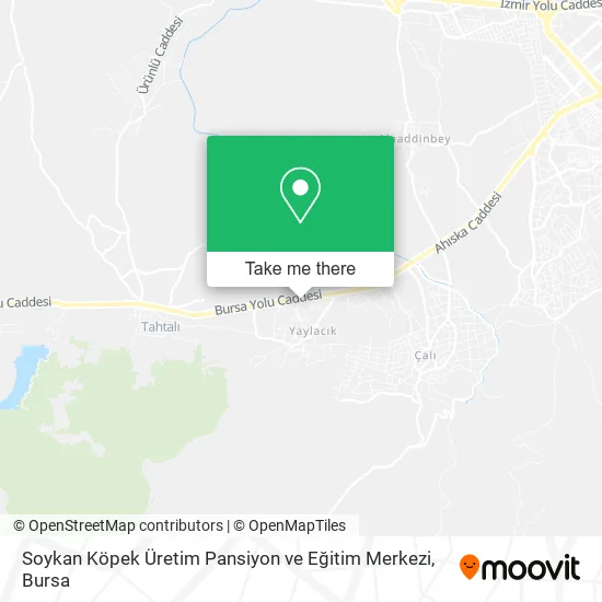 Soykan Köpek Üretim Pansiyon ve Eğitim Merkezi map
