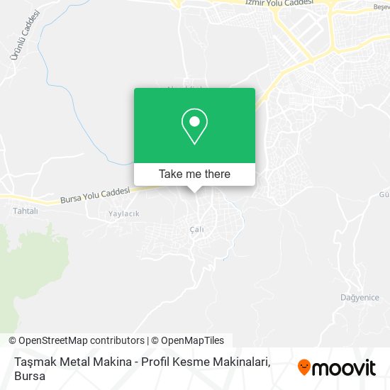 Taşmak Metal Makina - Profil Kesme Makinalari map