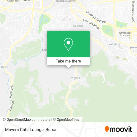 Mavera Cafe Lounge map