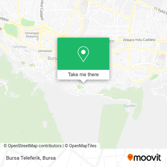 Bursa Teleferik map