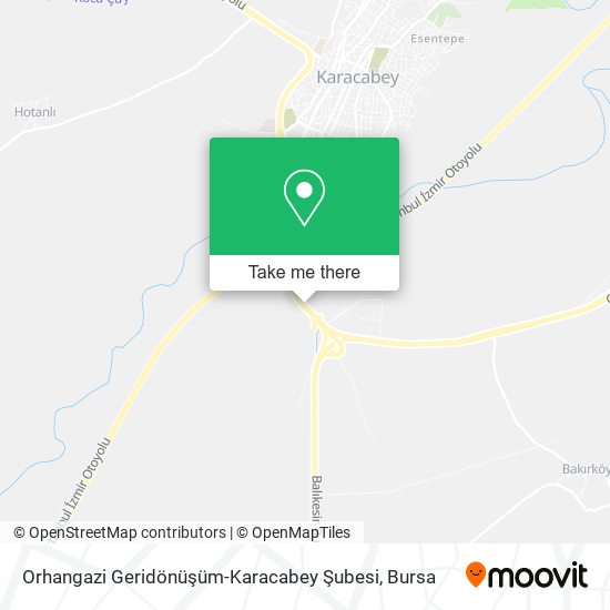 Orhangazi Geridönüşüm-Karacabey Şubesi map