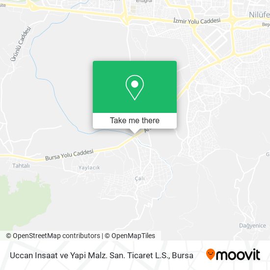 Uccan Insaat ve Yapi Malz. San. Ticaret L.S. map