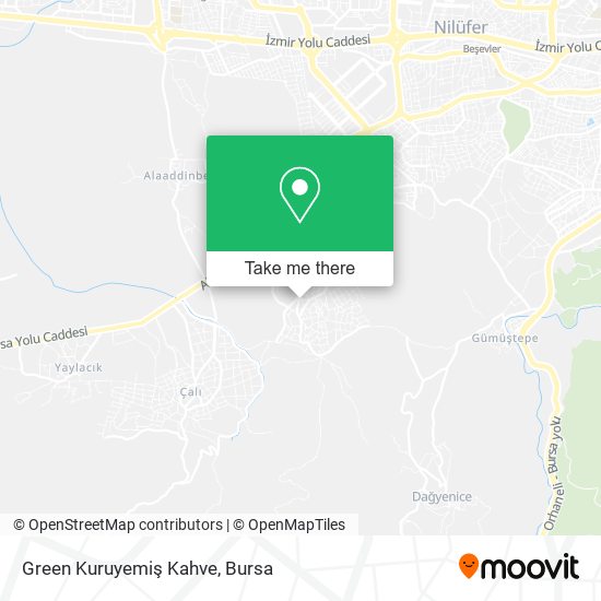Green Kuruyemiş Kahve map