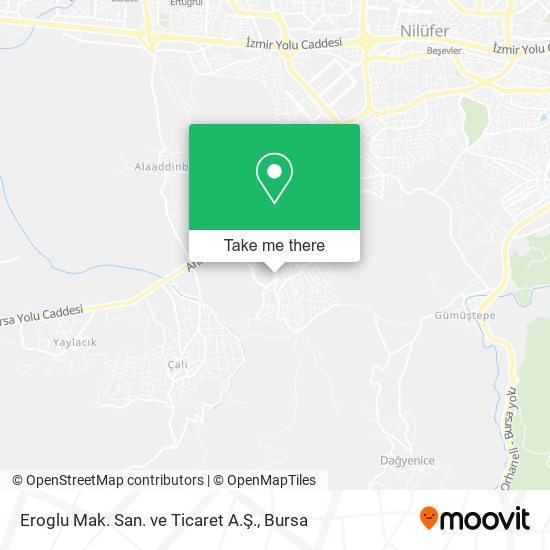 Eroglu Mak. San. ve Ticaret A.Ş. map