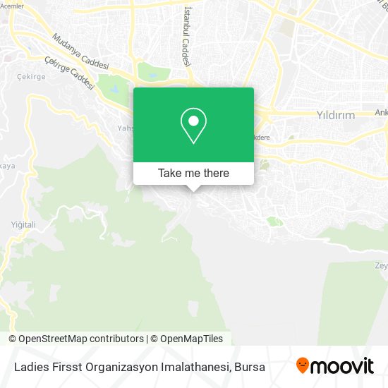 Ladies Firsst Organizasyon Imalathanesi map