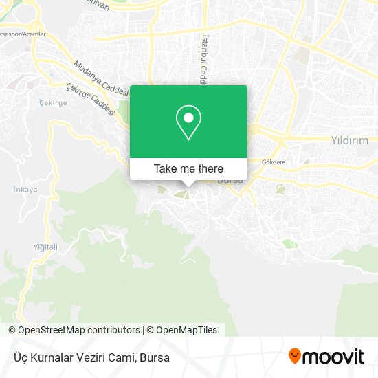 Üç Kurnalar Veziri Cami map