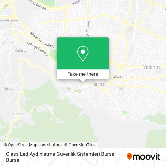 Class Led Aydınlatma Güvenlik Sistemleri Bursa map