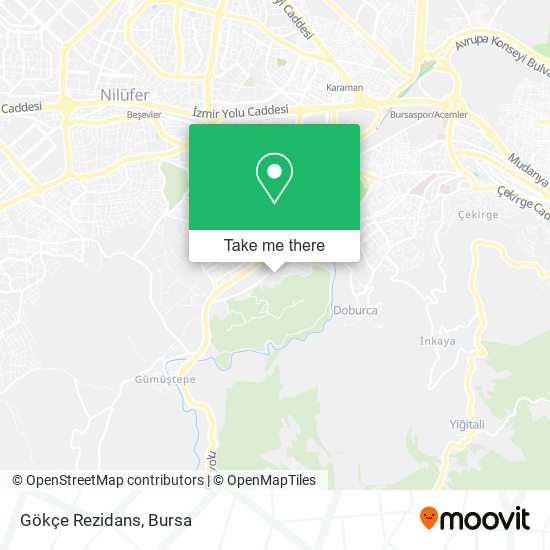 Gökçe Rezidans map