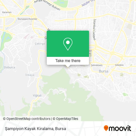 Şampiyon Kayak Kiralama map