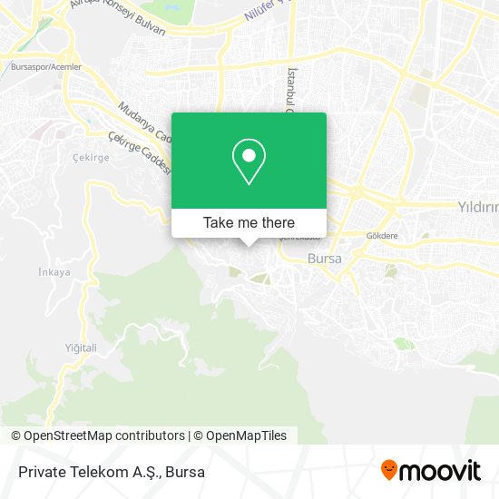 Private Telekom A.Ş. map