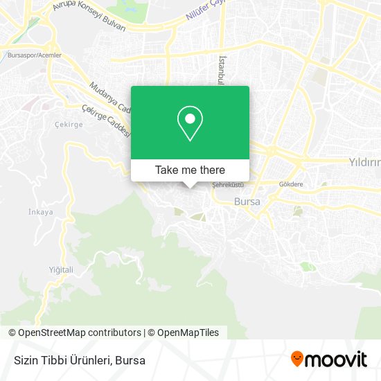 Sizin Tibbi Ürünleri map