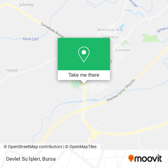 Devlet Su İşleri map