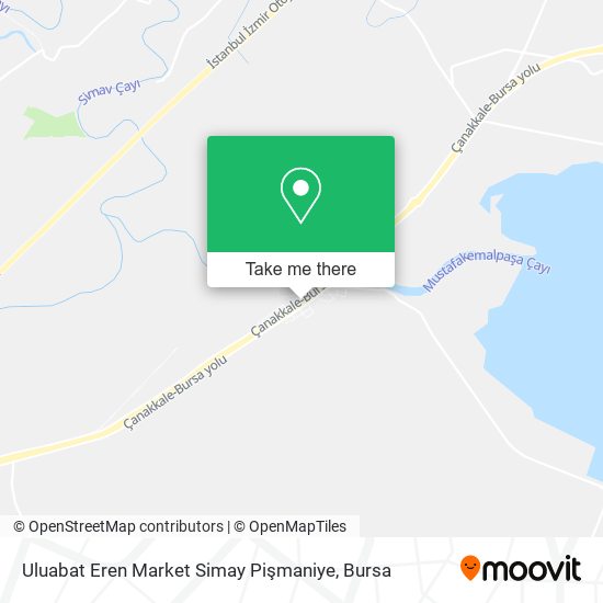Uluabat Eren Market Simay Pişmaniye map