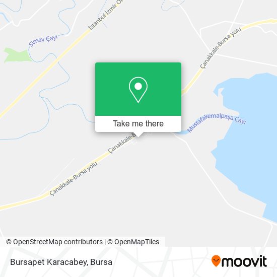 Bursapet Karacabey map