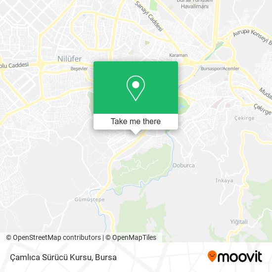 Çamlıca Sürücü Kursu map