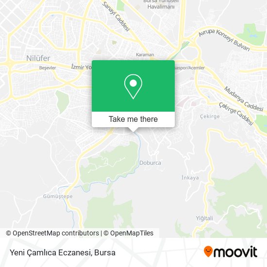 Yeni Çamlıca Eczanesi map