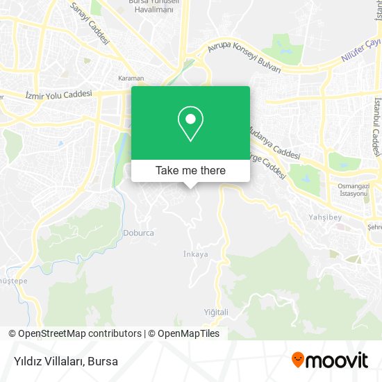 Yıldız Villaları map
