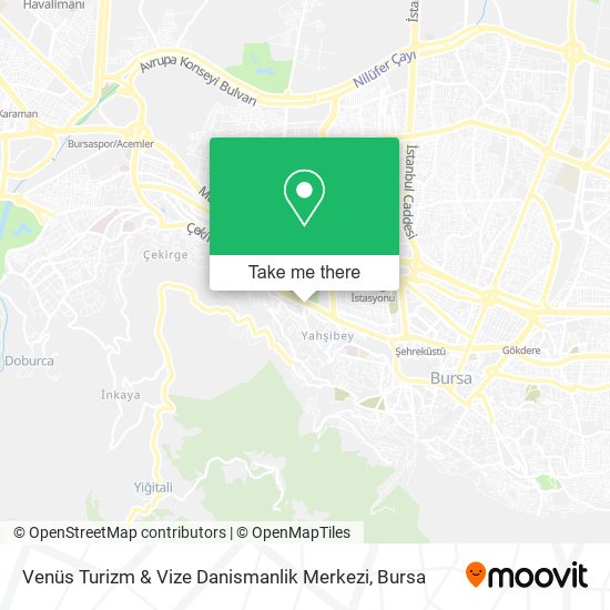 Venüs Turizm & Vize Danismanlik Merkezi map