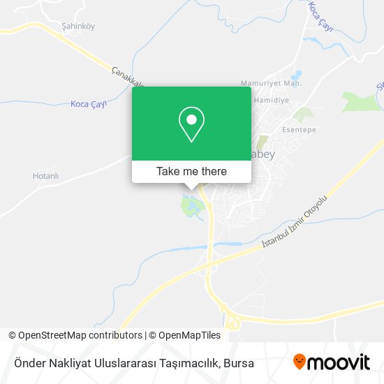 Önder Nakliyat Uluslararası Taşımacılık map