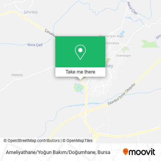 Ameliyathane / Yoğun Bakım / Doğumhane map