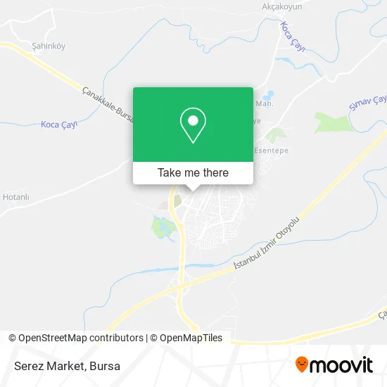 Serez Market map