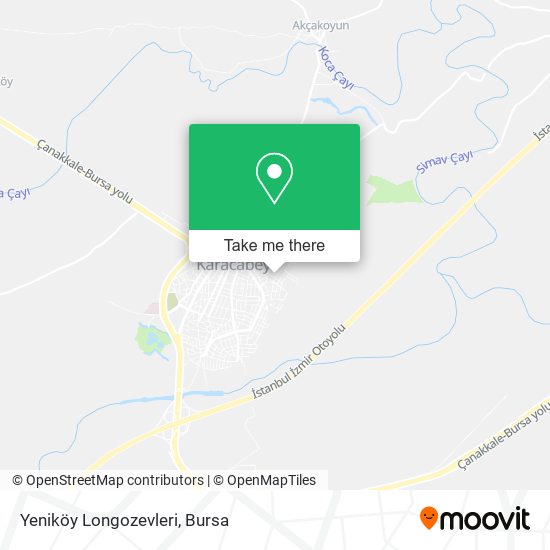 Yeniköy Longozevleri map