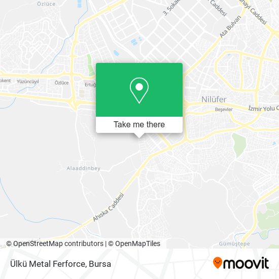 Ülkü Metal Ferforce map